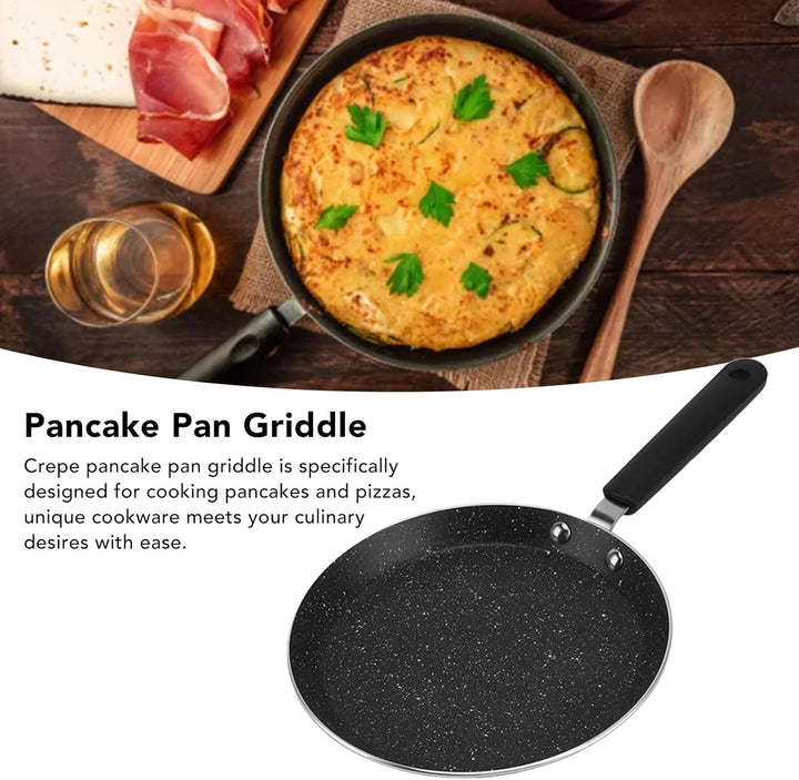 Tissting Crepe Pfanne, 20cm Antihaftpfanne pan Pfannkuchen Runde Omelette Pfanne Sandwichmaker Grill
