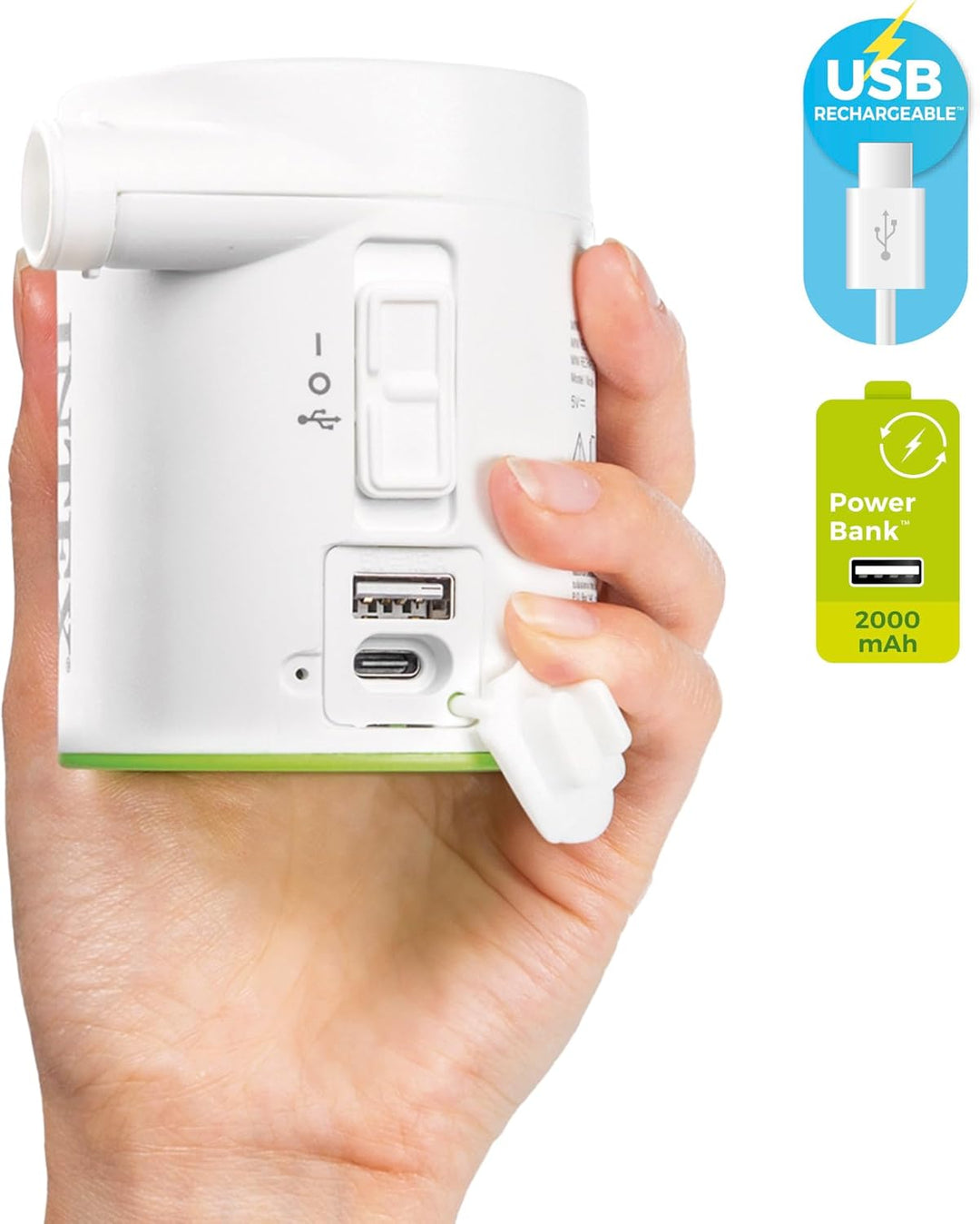Intex Quickfill USB200R Air Pump, Size: 8cm x 7cm x 8cm (66637)