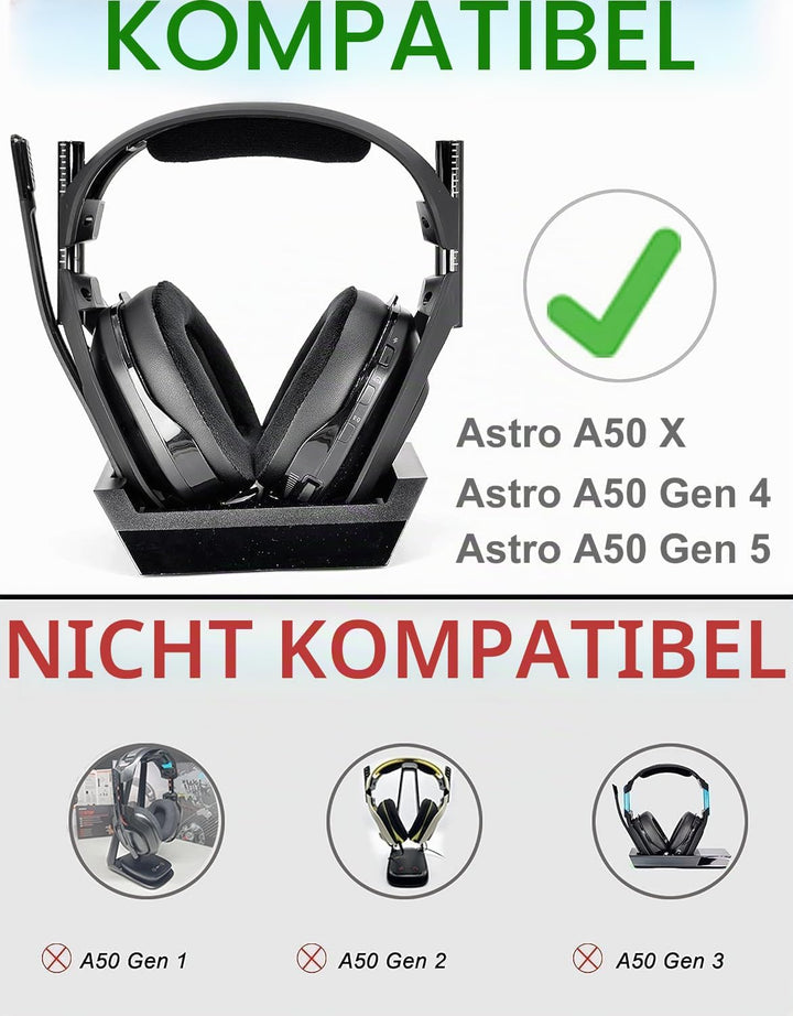 A50 Gen 4 Mod Kit – defean Ersatz-Ohrpolster und Kopfband, kompatibel mit Astro A50 Gen 4 Headset, O