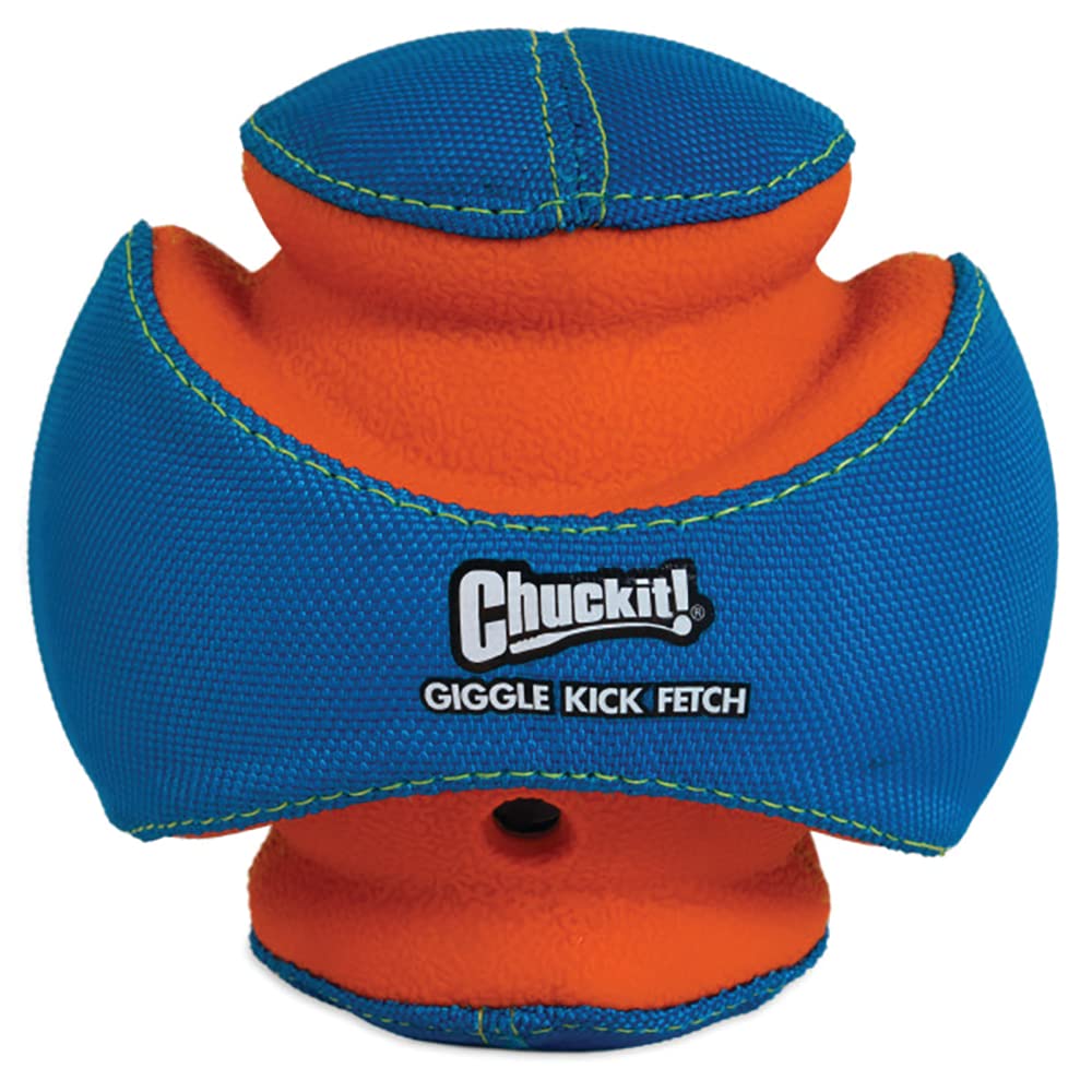 ChuckIt! Kick Fetch Hundespielzeug Ball mit Giggle Sounds, klein Small Giggler, Small Giggler