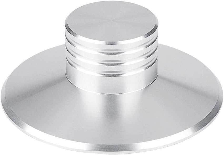 Tosuny Schallplattengewicht Clamp LP Schallplattenspieler Metal Disc Stabilizer für LP Plattenspiele