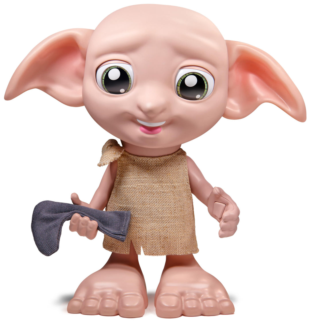 Wizarding World Harry Potter - Interaktiver Dobby Hauself Puppe mit über 30 Geräuschen, Sätzen und B