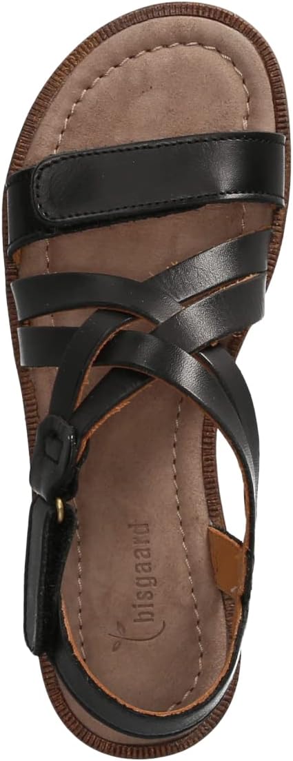 Bisgaard Mädchen Clea Sandal 33 EU Schwarz, 33 EU Schwarz