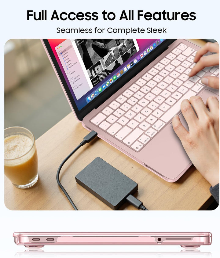 Fintie Hülle Kompatibel mit MacBook Neo 13 Zoll A3404 mit A18 Pro Chip 2026, Ultradünne Hartschale S