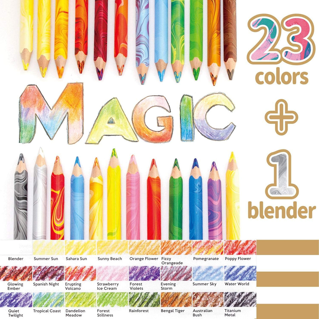 Koh-I-Noor Magic Jumbo Buntstifte, dreieckig, mehrfarbig, 24 Stück