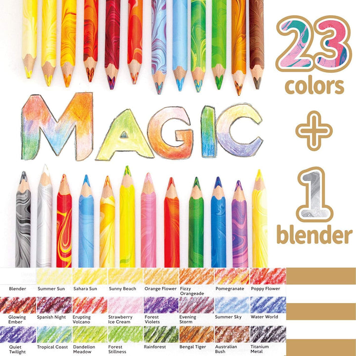 Koh-I-Noor Magic Jumbo Buntstifte, dreieckig, mehrfarbig, 24 Stück