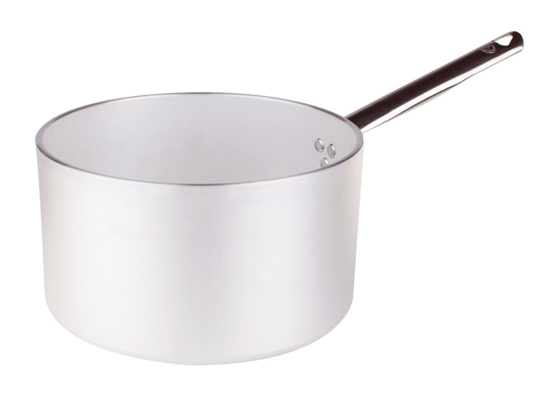 Töpfe Agnelli Casserole Zylindrische, Aluminium, Dicke 5 mm, Ober Radiant Silber 2,6 Liter 18 cm, 18
