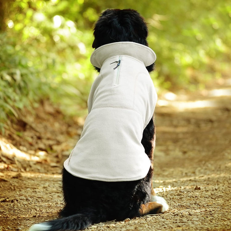 VIVAGLORY Hunde-Fleeceweste, Hundepullover für Kaltes Wetter für Grosse Hunde, Verstellbare Winterkl