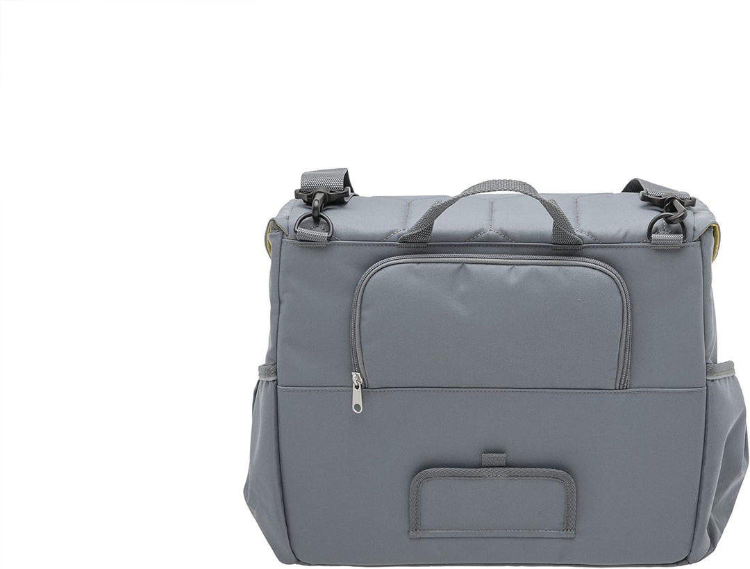 New Looxs Mondi Joy Single Schultertasche, Quilted Grey, 18,5 Liter