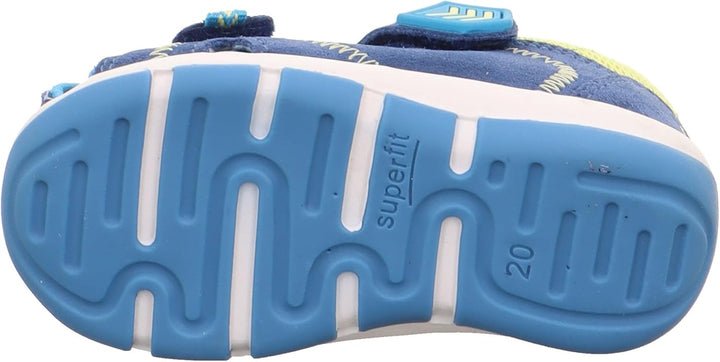 Superfit Jungen Freddy Sandalen 18 EU Blau Gelb 8030, 18 EU Blau Gelb 8030