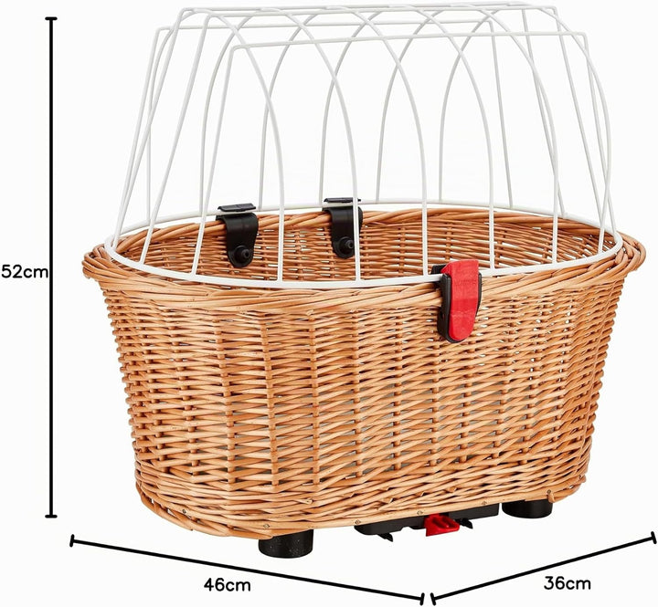 KLICKfix Fahrradtasche, schwarz, M Doggy Basket Far Racktime, Doggy Basket Far Racktime