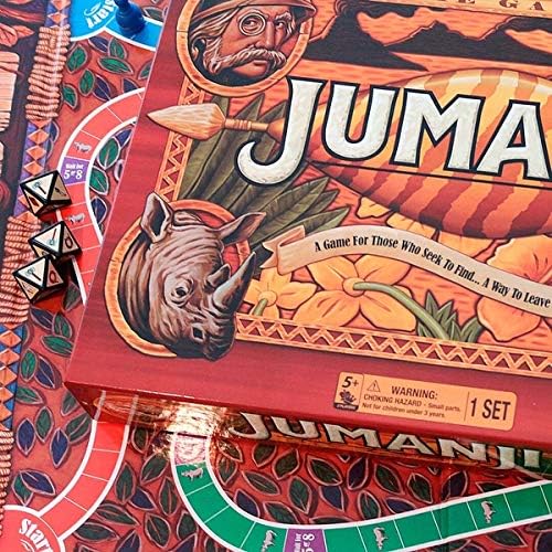 Spin Master Jumanji The Game – Ein Brettspiel & Familienspiel für Abenteurer, deutsche Ausgabe.
