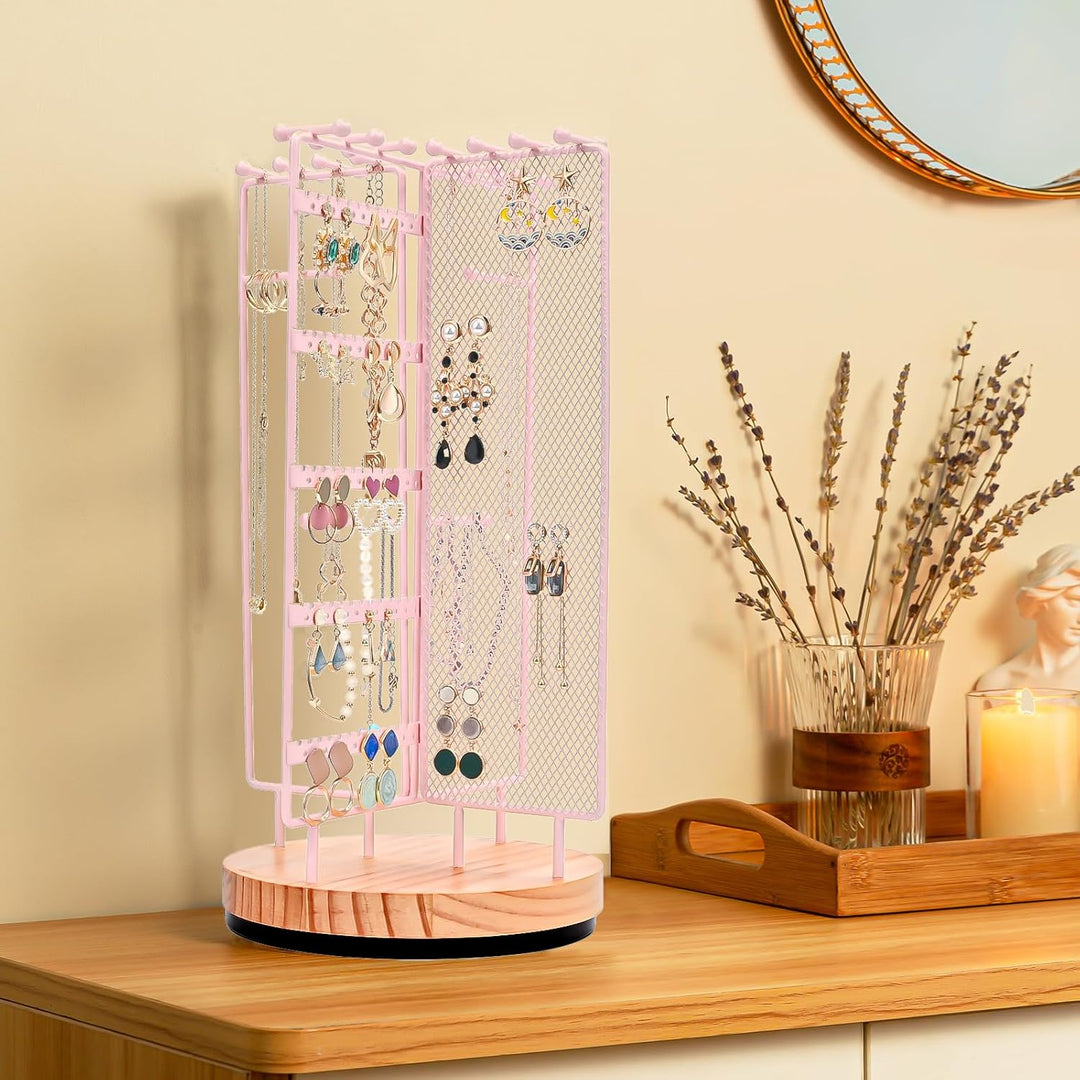 ProCase Schmuckständer Drehbarer Schmuckhalter Schmuckbaum Schmuckstander Jewelry Stand für Ohrring