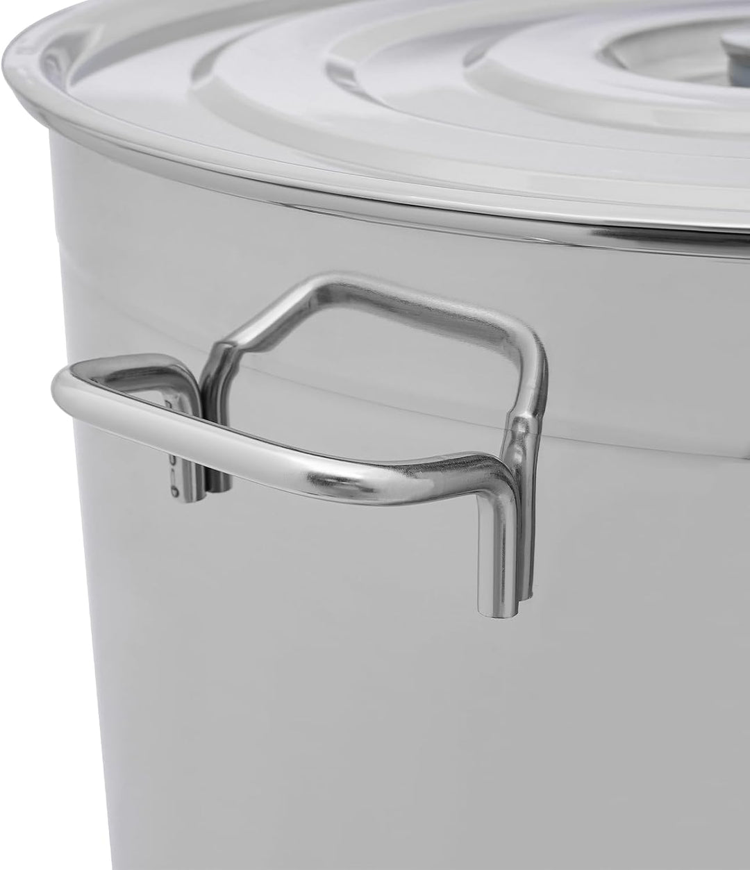 Suppentopf mit Deckel und Korb, 50L Edelstahl Kochtopf, Universaltopf mit Siebeinsatz, Frittiertopf