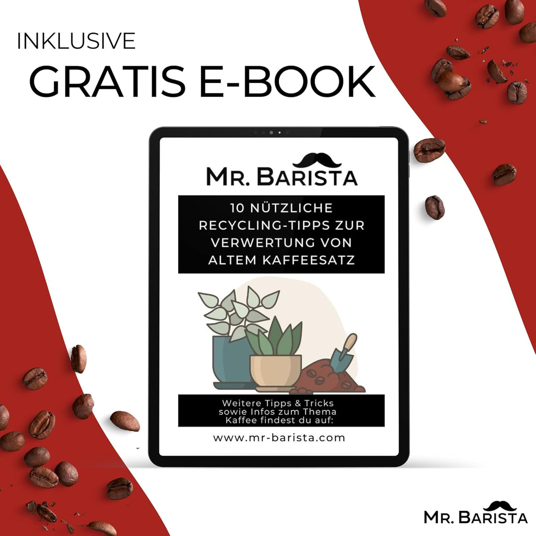 Mr. Barista® Professionelle Barista Silikonmatte mit Kante- Tamping Matte für Siebträger, Barista Zu