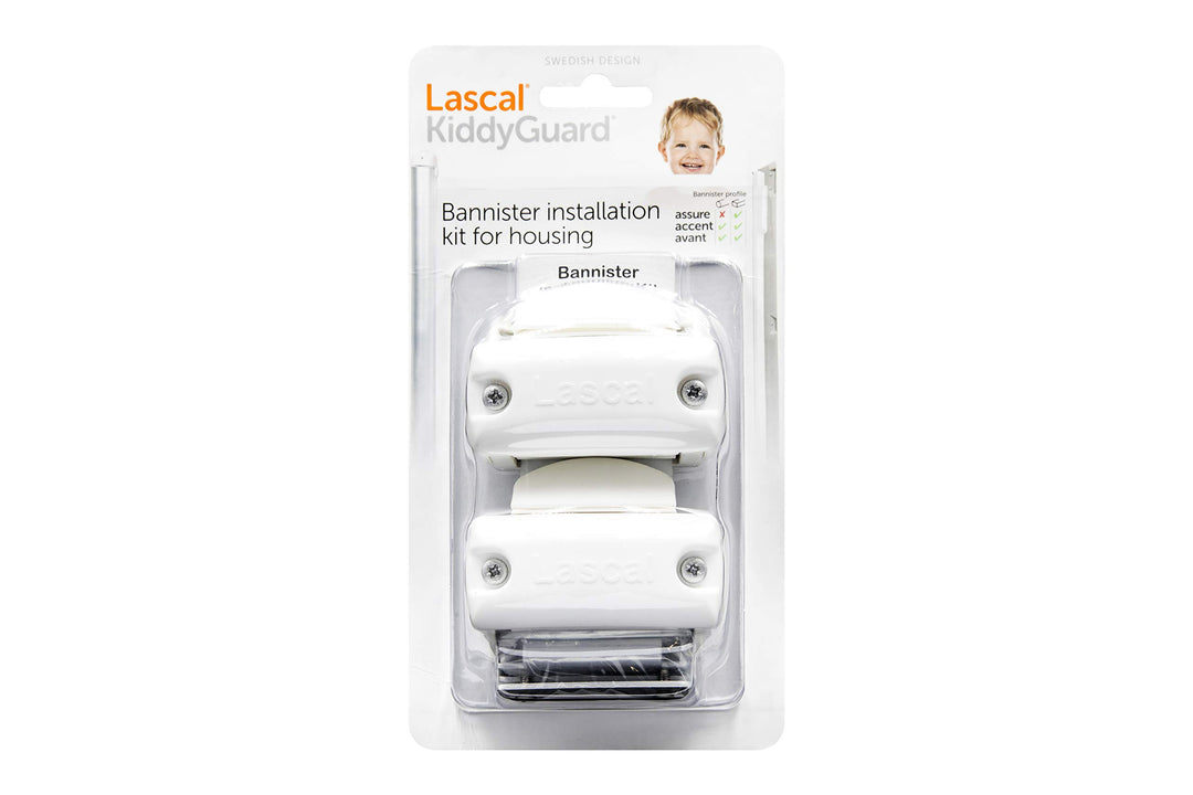 Lascal KiddyGuard Avant/Accent/Assure Rohrhalterung Set für Rollgehäuse, Stangenhalterung für runde