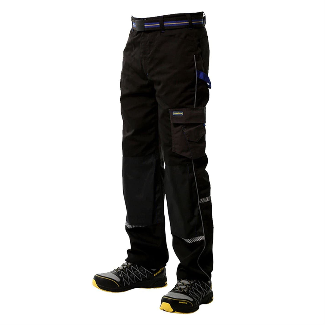 Goodyear Herren Reflective Trim Dreiergruppe nähte Multi-Werkzeug-Taschen Moderne Fracht Kneepad Tas