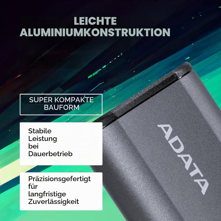 ADATA SSD 1.0TB External SE880 gy U3.2 | USB 3.2 Gen 2x2 Type-C 1TB