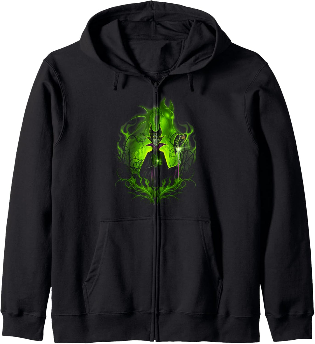 Disney Sleeping Beauty Maleficent Flame Dragon Portrait Kapuzenjacke
