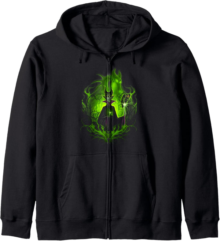Disney Sleeping Beauty Maleficent Flame Dragon Portrait Kapuzenjacke