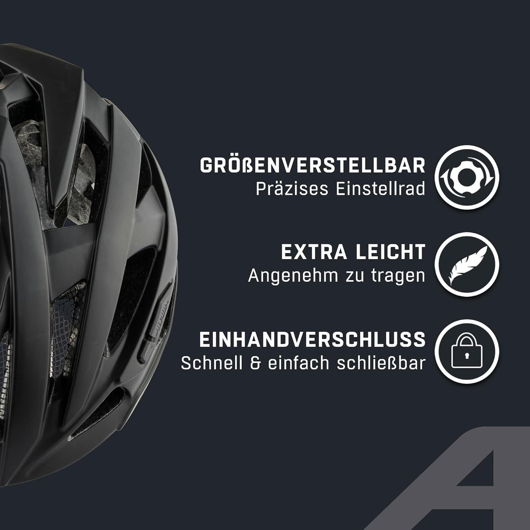 ALPINA VALPAROLA - Stossabsorbierender, Optimal Klimatisierter & Leichter Fahrradhelm Mit Antibakter