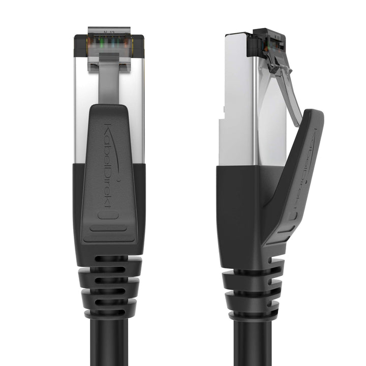 KabelDirekt – Cat 8 Netzwerkkabel, 40 Gigabit, flexibel &amp; bruchfest konstruiert – 10m (LAN Kabel/Eth