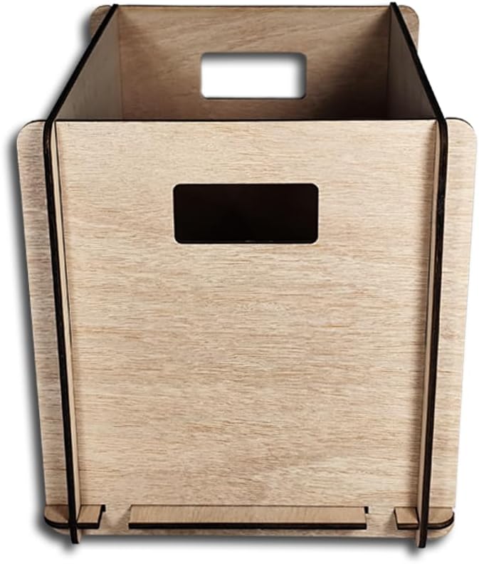Protected Schallplatten Plywood Holz Box