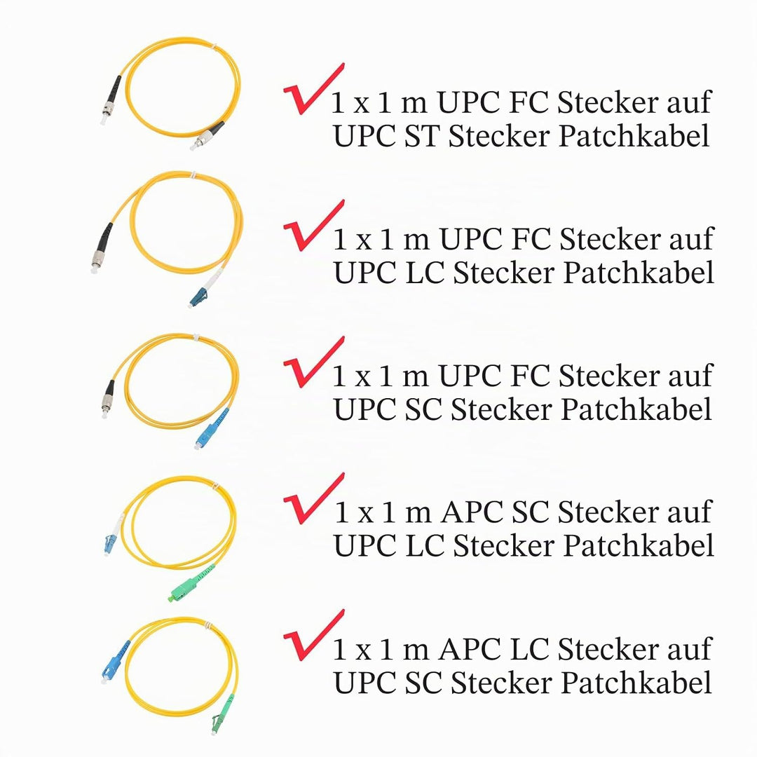 Glasfaser Werkzeug mit Visual Fault Locator 30KM 30mW, Glasfaser Adapter FC-Stecker auf LC-Buchse-Ad