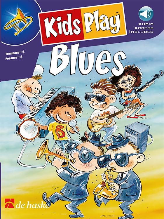 Jaap Kastelein-Kids Play Blues-Bb/C Trombone BC/TC-BOOK+AUDIO-ONLINE