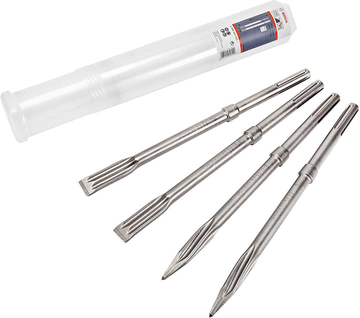 Bosch Professional Bohrhammer GBH 5-40 DCE (8,8 J Schlagenergie, im Handwerkerkoffer) + 4tlg. Meisse