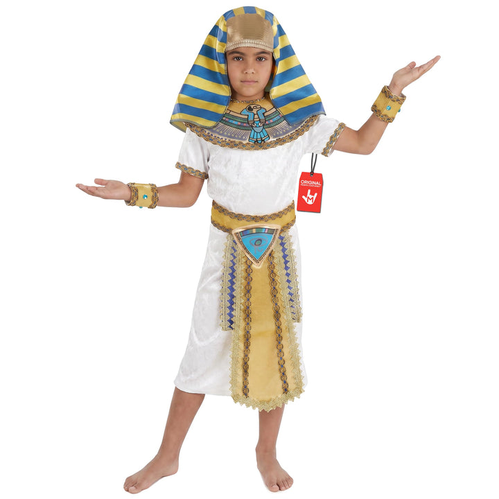Fun Shack Kostüm Pharao Kinder, Pharao Kostüm Kinder, Kostüm Ägypter Kinder, Ägypten Kostüm Kinder,