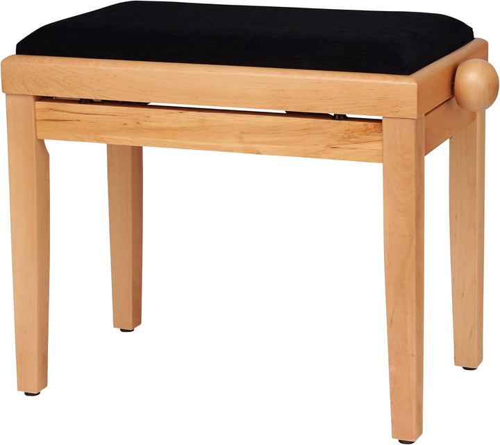 Classic Cantabile Pianobank Kirsche-matt (Höhenverstellbar von 47-56cm, Spindelmechanik, Sitzfläche