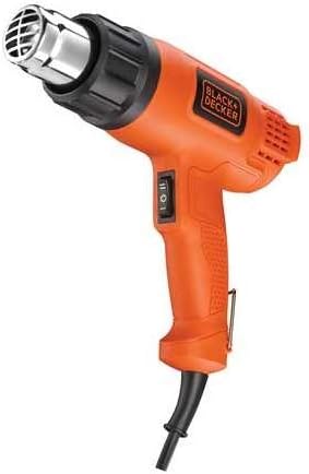 Black+Decker Heissluftgerät (1.750 W, 2 Heizstufen, Temperaturbereich zwischen 460 - 600° C, idela f