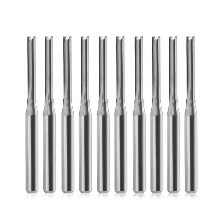 Schaftfräser,CNC fräser,fräser für oberfräse,2 Flöten Gerade Fräser ，fräser 3.175mm 1/8"schaft，2mm S