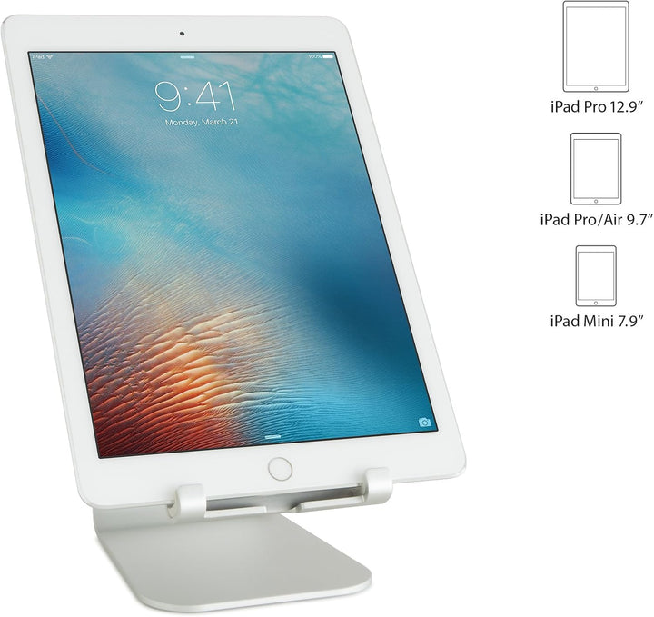 Rain Design 10050 Mstand Tablet plus mit Winkelverstellung silber silber Tablet, silber Tablet