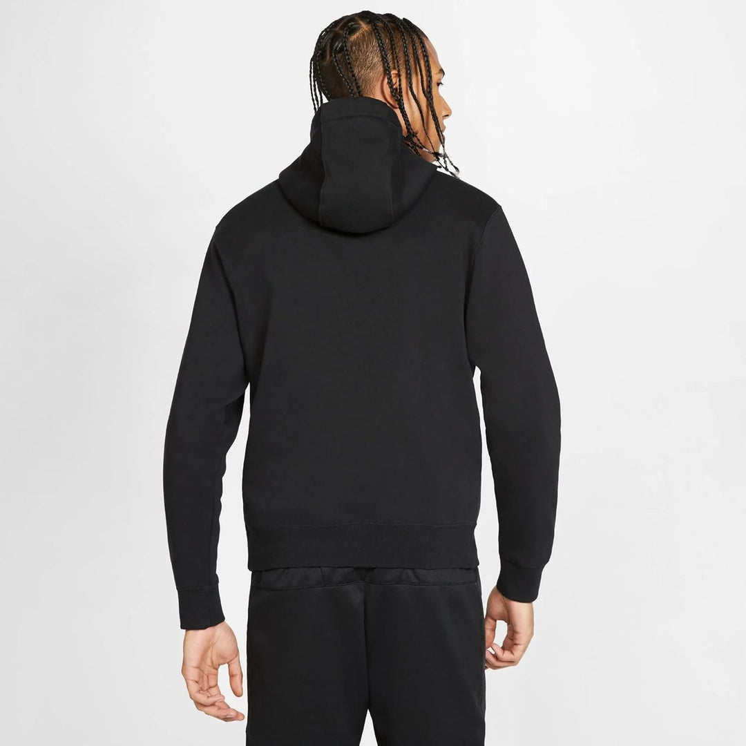 Nike Herren Kapuzenjacke Sweat Club XS Black/Black/White, XS Black/Black/White