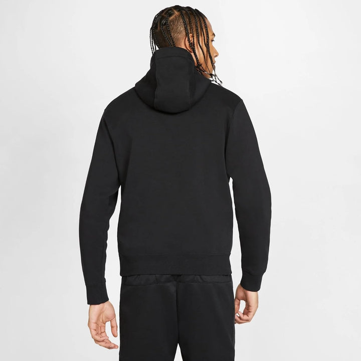 Nike Herren Kapuzenjacke Sweat Club XS Black/Black/White, XS Black/Black/White