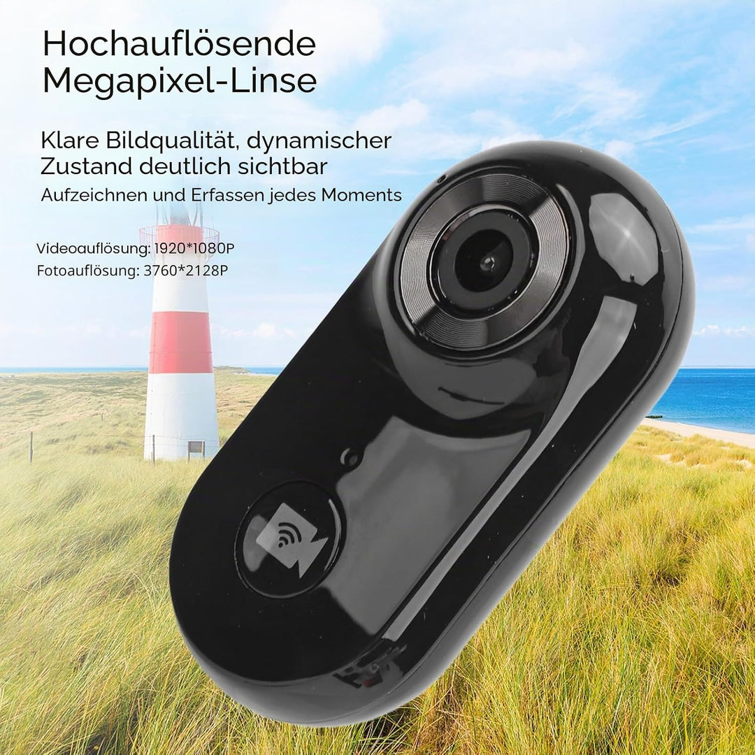 GLOGLOW Haustierhalsband-Kamera, 120° Weitwinkel-Katzenhalsband-Kamera, Sport-Action-Kamera, Mini-Kö