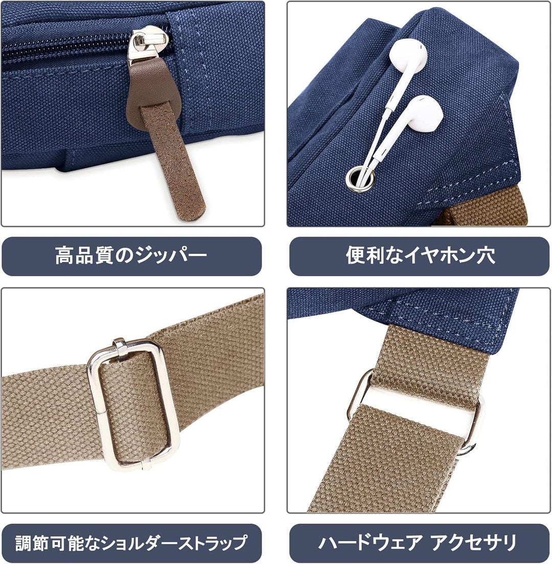 DORRISO Mode Herren Brusttasche Elegant Umhängetasche Reise Schultertasche Leichte Casual Urlaub Wan