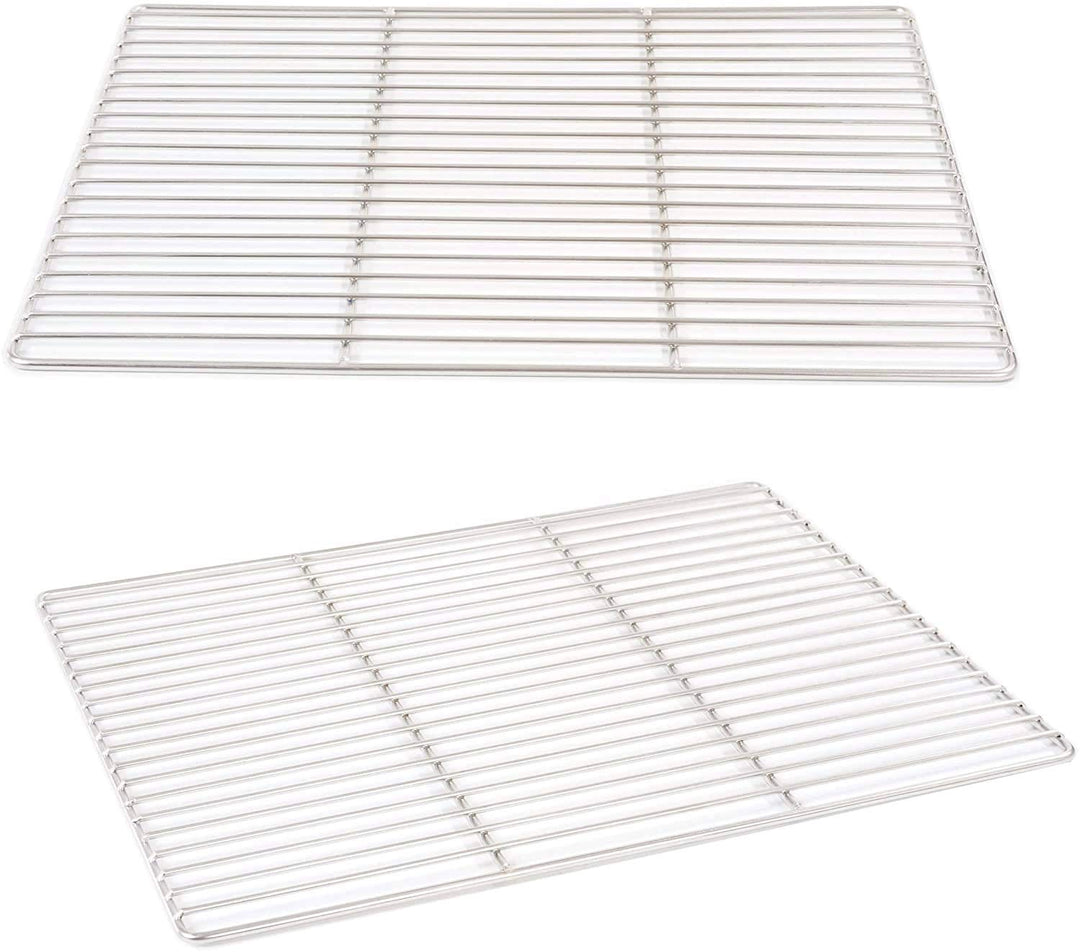 Edelstahl Grillrost 50 x 40 cm Elektropoliert, Silber