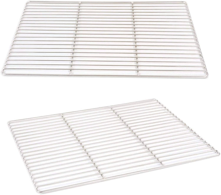 Edelstahl Grillrost 50 x 40 cm Elektropoliert, Silber