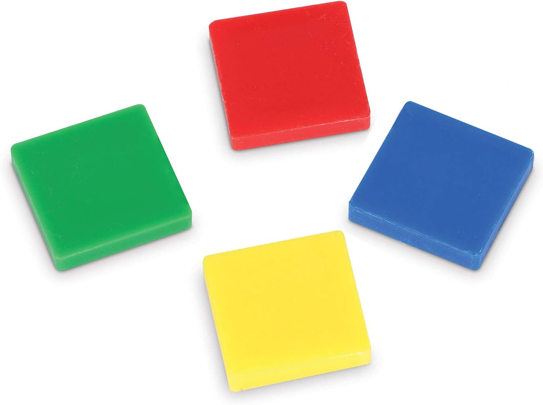 Learning Resources LER0203 COLOR TILES-400/PK 1 PLASTIC IN CONTAINER