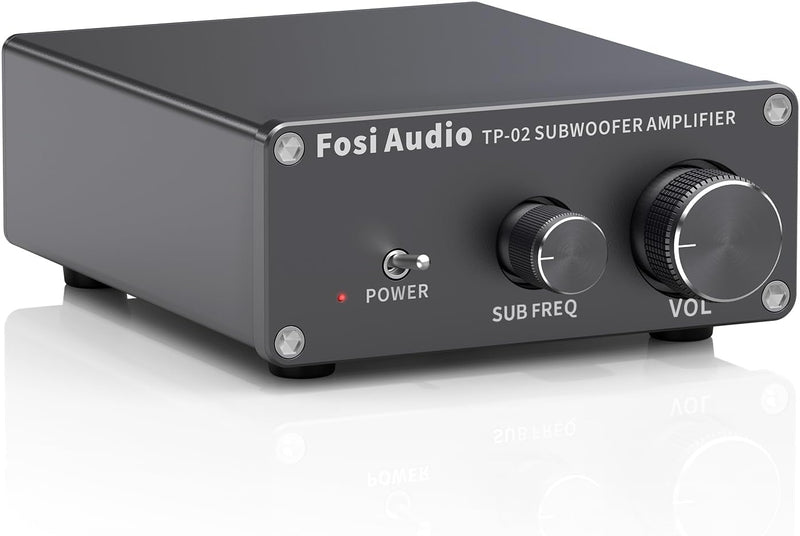 Fosi Audio TP-02 Subwoofer Verstärker 220Watt, Subwoofer Amplifier Home Sub Bass Power Verstärker, T