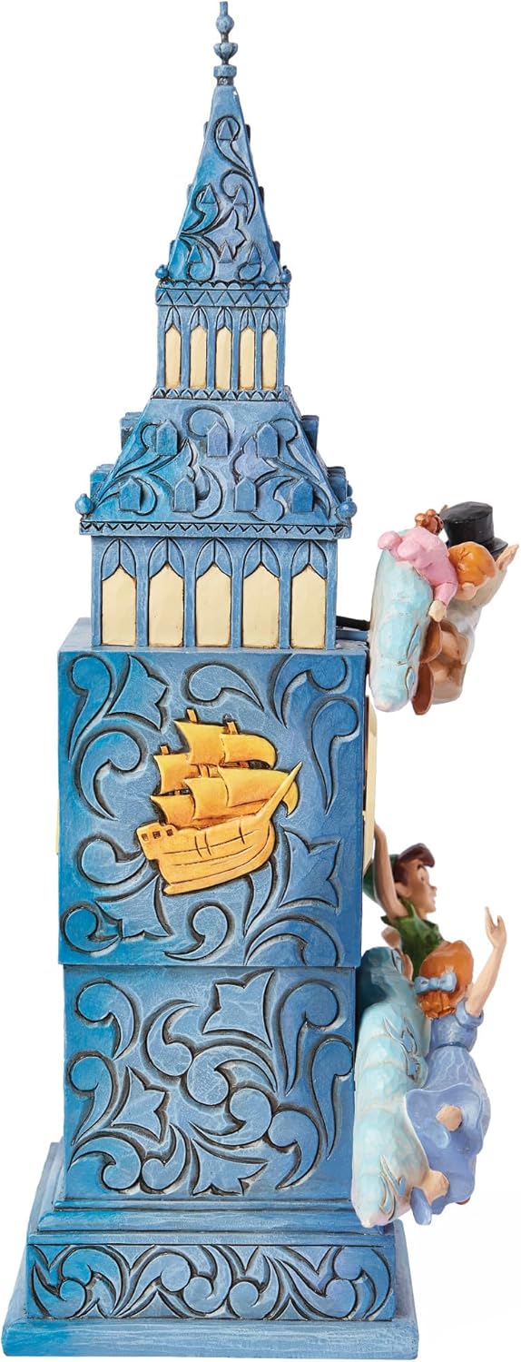 Disney Traditions Peter Pan Clock, Height 26cm
