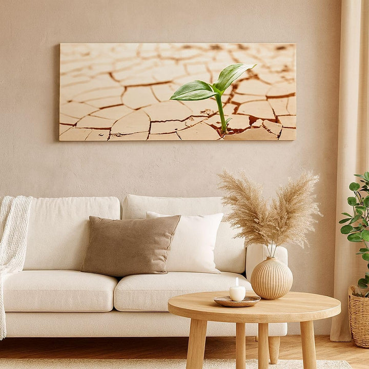 Wandbilder Dekoration Wohnzimmer Wüste Erde Umwelt Panorama Bilder auf Leinwand 120x50cm Leinwandbil