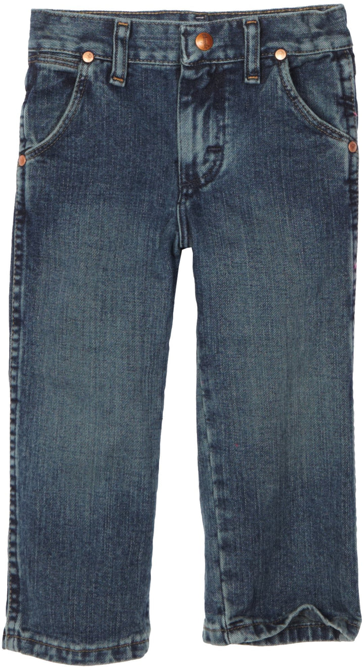 Wrangler Boys' Big 13mwz Cowboy Cut Original Fit Jean 3 Jahre Subtle Worn, 3T-S Subtle Worn