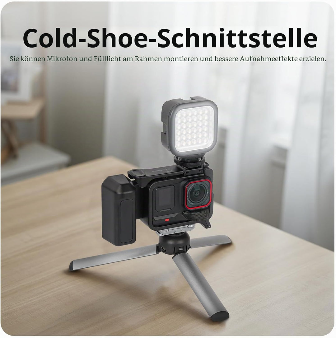 Gdraco Xplorer Grip Kit für Insta360 Ace Pro/2 Seitengriff Griff für Insta360 Ace Pro 2/Ace Pro