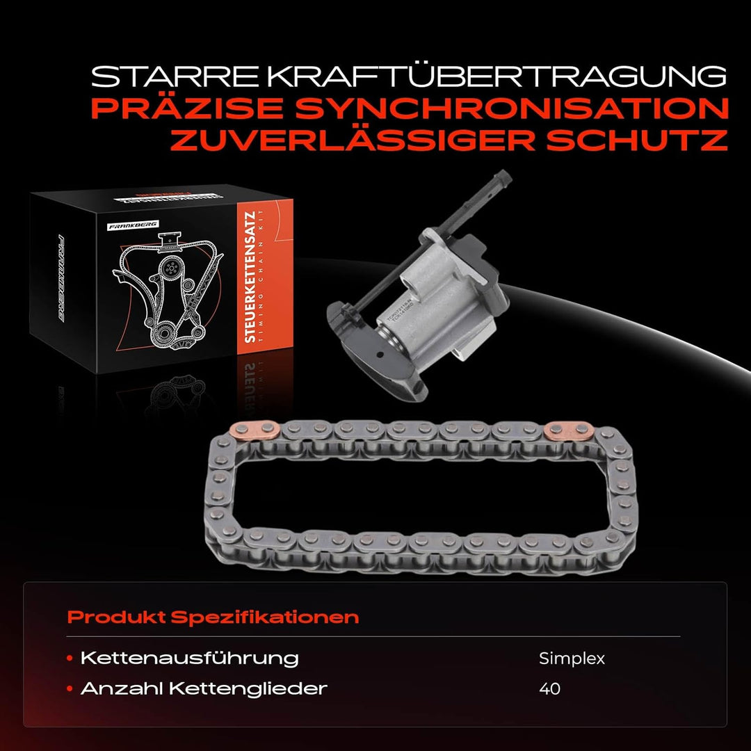 Steuerkettensatz für C-Crosser VU C4 DA C5 RC C6 TD C8 EA DS5 Ulysse 179AX Galaxy WA6 Mondeo IV BA7