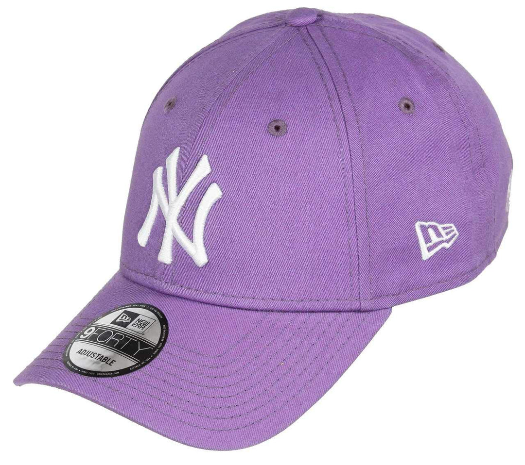 New Era MLB Cap verstellbar Basecap 9forty Baseball Kappe NY LA Rear Logo Einheitsgrösse Yankees-Pur