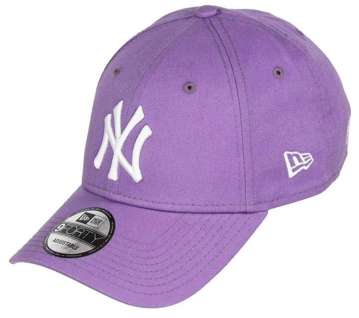 New Era MLB Cap verstellbar Basecap 9forty Baseball Kappe NY LA Rear Logo Einheitsgrösse Yankees-Pur